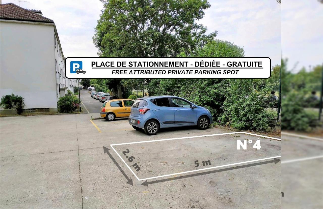 Room & Parking In Shared Appartment With Proprietor L 25 Mins From Paris Gare Du Nord, Cdg Airport & Stade De France Montmagny Ngoại thất bức ảnh