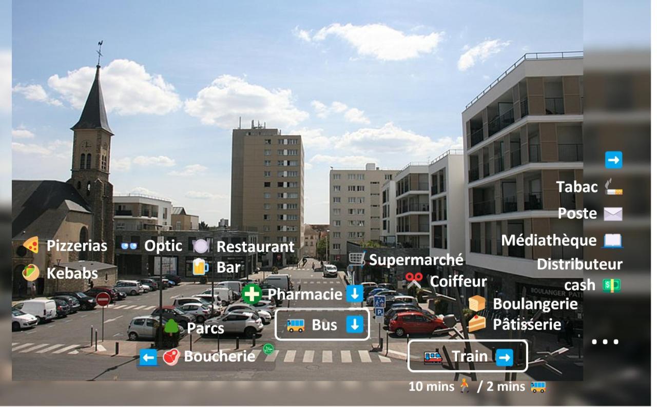 Room & Parking In Shared Appartment With Proprietor L 25 Mins From Paris Gare Du Nord, Cdg Airport & Stade De France Montmagny Ngoại thất bức ảnh