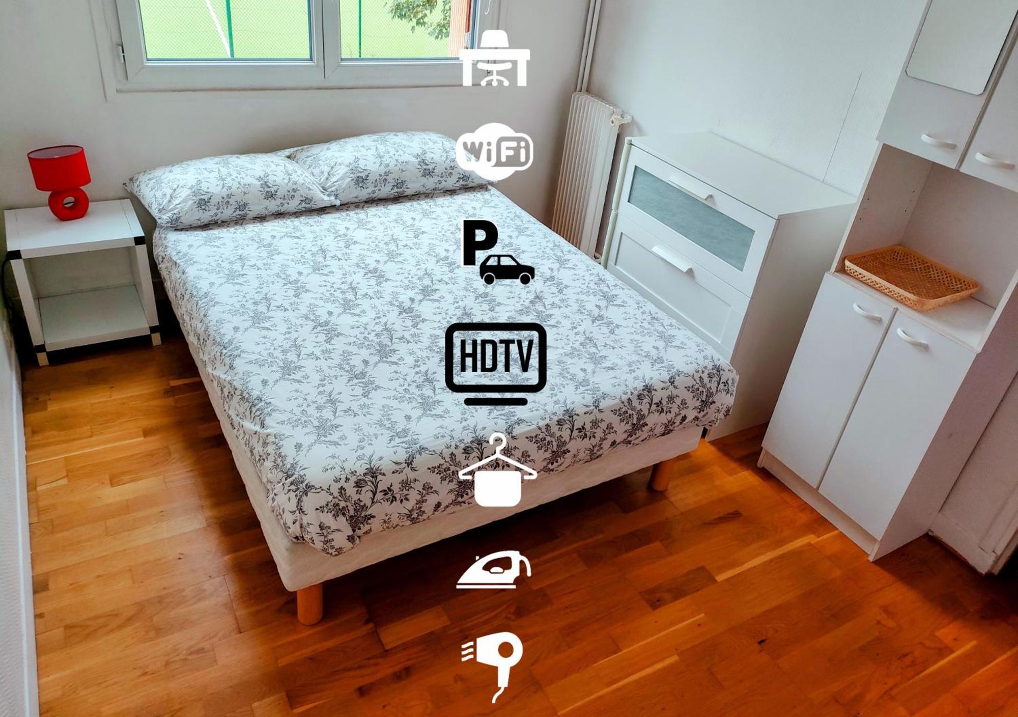 Room & Parking In Shared Appartment With Proprietor L 25 Mins From Paris Gare Du Nord, Cdg Airport & Stade De France Montmagny Ngoại thất bức ảnh
